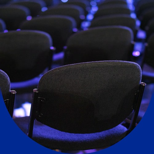 Chaise salle de spectacle